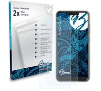 Bruni 2x Écran protecteur pour Wiko View 2 Go Protecteur d'écran