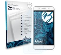 Bruni 2x Écran protecteur pour ZTE Blade A610 Plus Protecteur d'écran