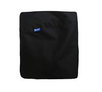 Bruni Classico Housse de pouf sans rembourrage - Housse amovible (L, noir)