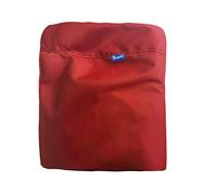 Bruni Classico Housse de pouf sans rembourrage - Housse amovible (L, rouge)
