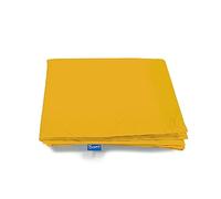 Bruni Housse de Pouf Amovible Jaune 180 x 140 cm - Pour Pouf Rectangulaire XXL Intérieur et Extérieur avec Housse Intérieure, Sans Rembourrage
