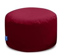 Bruni Pouf L Bordeaux - Pouf rond pour l'intérieur et l'extérieur comme repose-pieds, coussin de yoga, coussin de méditation, fabriqué en Allemagne