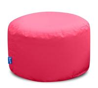 Bruni Pouf L rose - Pouf rond - Pour l'intérieur et l'extérieur - Comme repose-pieds, coussin de yoga, coussin de méditation - Fabriqué en Allemagne