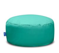 Bruni Pouf Tabouret M en Turquoise - pouf d'assise rond, Intérieur et Extérieur comme repose-pieds, coussin d'assise yoga, coussin de méditation adapté, fabriqué en Allemagne