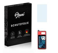 Bruni Protecteur d'écran compatible avec Autel MaxiIM KM100 Film Protecteur, cristal clair Écran protecteur (2X)
