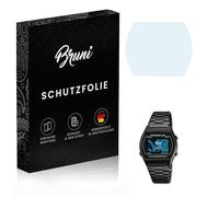 Bruni Protecteur d'écran compatible avec Casio B640WB-1BEF Film Protecteur, cristal clair Écran protecteur (2X)