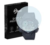 Bruni Protecteur d'écran compatible avec Casio WS-1500H-1AV Film Protecteur, cristal clair Écran protecteur (2X)