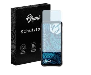 Bruni Protecteur d'écran compatible avec Cubot KingKong Power 5 Film Protecteur, cristal clair Écran protecteur (2X)