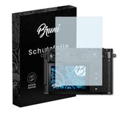 Bruni Protecteur d'écran compatible avec Fujifilm GFX100RF Film Protecteur, cristal clair Écran protecteur (2X)