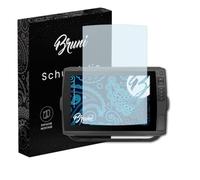 Bruni Protecteur d'écran compatible avec Garmin EchoMap Ultra 2 102sv Film Protecteur, cristal clair Écran protecteur (2X)
