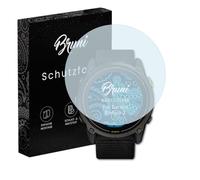 Bruni Protecteur d'écran compatible avec Garmin Enduro 3 Film Protecteur, cristal clair Écran protecteur (2X)