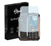 Bruni Protecteur d'écran compatible avec Hammer H Boost LTE Film Protecteur, cristal clair Écran protecteur (2X)