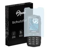 Bruni Protecteur d'écran compatible avec Hammer H Rock Film Protecteur, cristal clair Écran protecteur (2X)