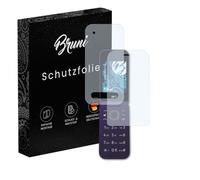 Bruni Protecteur d'écran compatible avec HMD 2660 Flip Film Protecteur, cristal clair Écran protecteur (Set de 2)