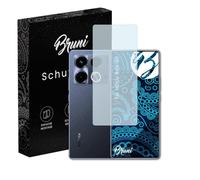Bruni Protecteur d'écran compatible avec Infinix Note 40 Film Protecteur, cristal clair Écran protecteur (2X)