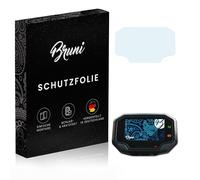 Bruni Protecteur d'écran compatible avec Kawasaki ZH2 2020 Film Protecteur, cristal clair Écran protecteur (2X)