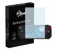 Bruni Protecteur d'écran compatible avec MSI Claw A1M Film Protecteur, cristal clair Écran protecteur (2X)