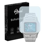 Bruni Protecteur d'écran compatible avec Nixon Regulus Stainless Steel Film Protecteur, cristal clair Écran protecteur (2X)