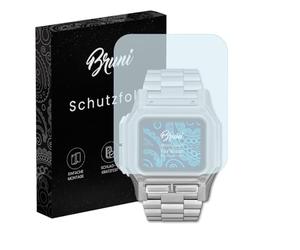 Bruni Protecteur d'écran compatible avec Nixon Regulus Stainless Steel Film Protecteur, cristal clair Écran protecteur (2X)