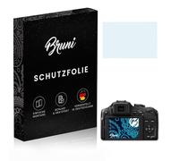 Bruni Protecteur d'écran compatible avec Panasonic Lumix DMC-FZ200 Film Protecteur, cristal clair Écran protecteur (2X)