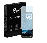 Bruni Protecteur d'écran compatible avec SPC Zeus 4G Pro Film Protecteur, cristal clair Écran protecteur (2X)