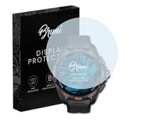 Bruni Protecteur d'écran compatible avec Tissot T-Touch Connect Solar Film Protecteur, cristal clair Écran protecteur (2X)