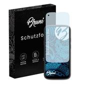 Bruni Protecteur d'écran compatible avec Unihertz Jelly Max Film Protecteur, cristal clair Écran protecteur (2X)