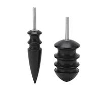 Brunisseur de Cuir, Tondeuse à Bord Rond à Pointe Pointue pour L'artisanat du Cuir, 2 Outils de Polissage électrique en Bois de Santal en Métal, Ménage