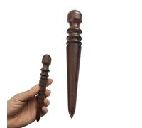 Brunissoir Cuir,Brunissoir pour Cuir Pointe en Boism,Cuir Bois Edge Artisanat Slicker,Brunissoir en Cuir Outils de Lissage des Bords,Coupe Edge en Cuir Tannerie Outils de Polissage