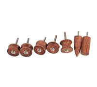 Brunissoir en cuir, 7 pièces Kit de brunissoir en cuir de palissandre Outils de travail en cuir Outils en cuir Outil de brunissage Outil de lissage en cuir et outil de brunissage du cuir, pour