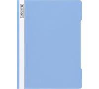 Brunnen 102010932 Classeur A4 en polypropylène avec couverture transparente Bleu clair