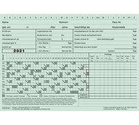 Brunnen 1023515001 Lot de 100 cartes personnelles et de vacances Format A5 paysage Orange