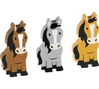 BRUNNEN 1027381 Set de gomme "Chevaux