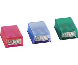 Brunnen 1029876 taille-crayon double 2 en 1 boîte, 1 pièce, assorti par couleur