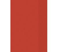 Brunnen 104050420 Protège-cahier (A4, film transparent, avec étiquette nominative dans la poche) rouge