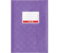 Brunnen Protège-cahier pour format A4 avec étiquette nominative et structure gaufrée 1 enveloppe A4 Violet
