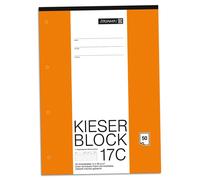 BRUNNEN 1042927 Bloc KIESER A4 KIESER 07 0017 C, ligné, lin. 21