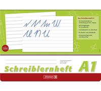 BRUNNEN 1044001 Cahier d'apprentissage de l'écriture A4 horizontal Espacement des lignes 2 cm, sans marge, Lin. A1