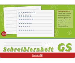 Brunnen 1044002 Cahier d'écriture (GS, A4, paysage et linéature GS, 16 feuilles)