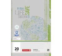 Brunnen 104412001 Recycling School Notebook A4 (16-Page, Simple Booklet)