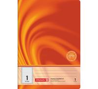 BRUNNEN 104470102 Cahier d'écolier Vivendi A4 14 lignes, linéales de contraste, toutes les écritures de sortie, lin. 1 orange