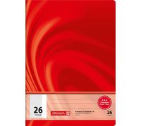 Brunnen 104472602 Vivendi Cahier d'écolier A4 (16 feuilles quadrillées 5 mm avec marge linéature 26)