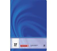 Brunnen 104473702 Vivendi Cahier d'écolier A4 (16 feuilles, ligné, avec marge et linéature 37)