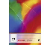 Brunnen 104492711 Cahier (A4, 16 feuilles lignées avec marge, réglure 27) Lot de 10
