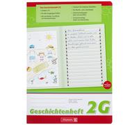 Brunnen 104499102 Story Notebook Class 2 (A4, 16 Sheets, Line Style 2G)