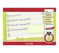 BRUNNEN 1045940 Cahier d'écriture, A5 horizontal, 16 feuilles, linéature 0, vert