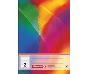 Brunnen 104598202 Cahier A5 16 feuilles ligné 2 pour 2ème année scolaire