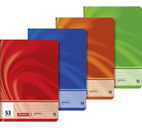 Brunnen 104647502 Carnet de vocabulaire, format A6, 32 pages, à lignes, avec ligne de séparation, 1 carnet