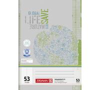 Brunnen - 104685401 Homework Book A5, 48 Blatt, Recycled Paper)