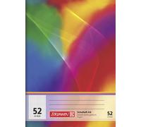 BRUNNEN 1046902 Cahier scolaire A6 quadrillé, lin. 52